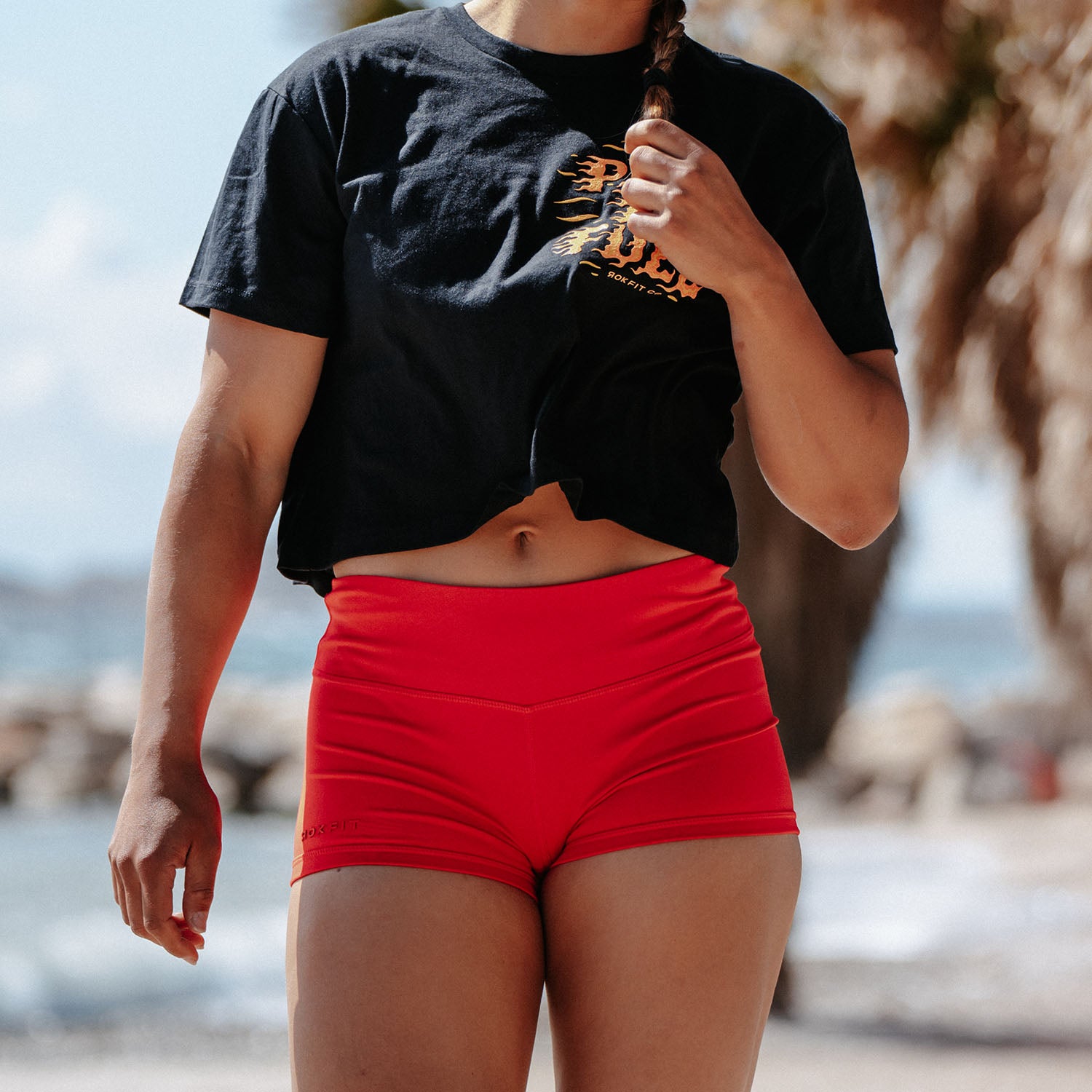 2.5" Booty Short - Red