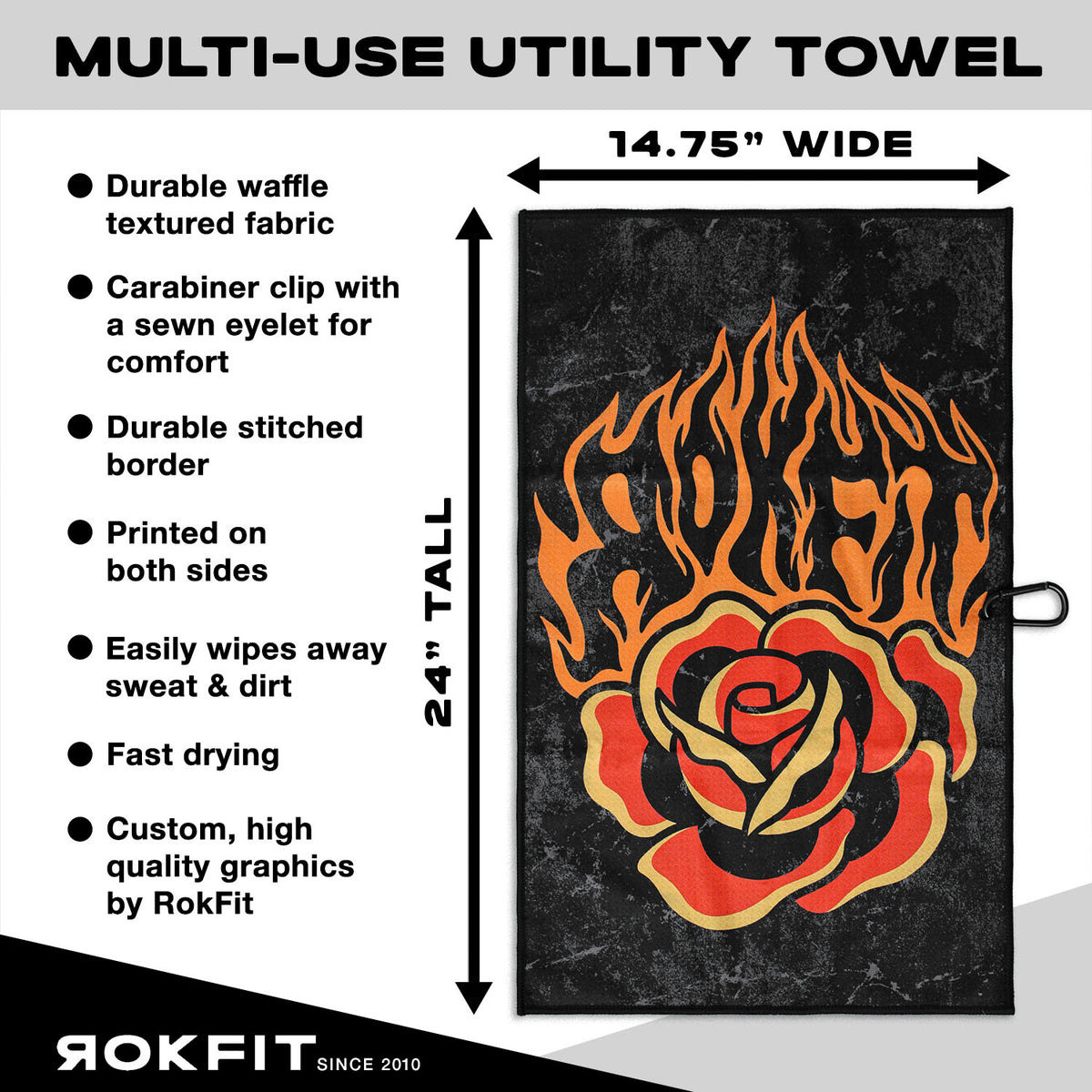 Utility Towel - Ember Rose