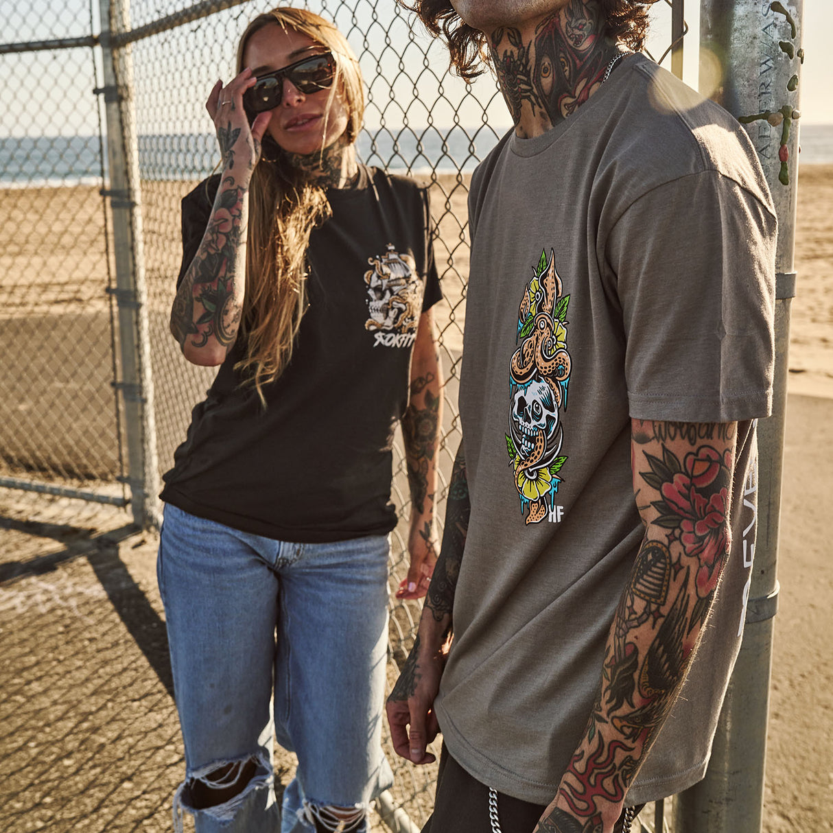 Male model outdoors wearing unisex Active Tee with 'Every Decision' graphic