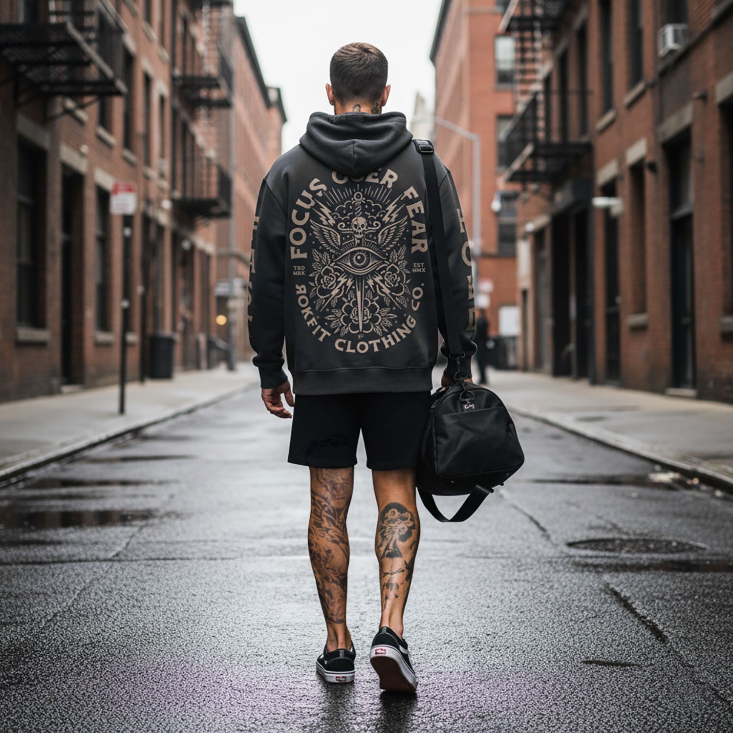 Focus Over Fear Pullover Hoodie