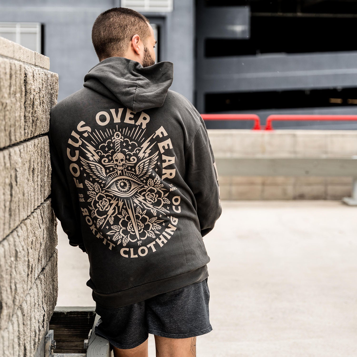 Focus Over Fear Pullover Hoodie