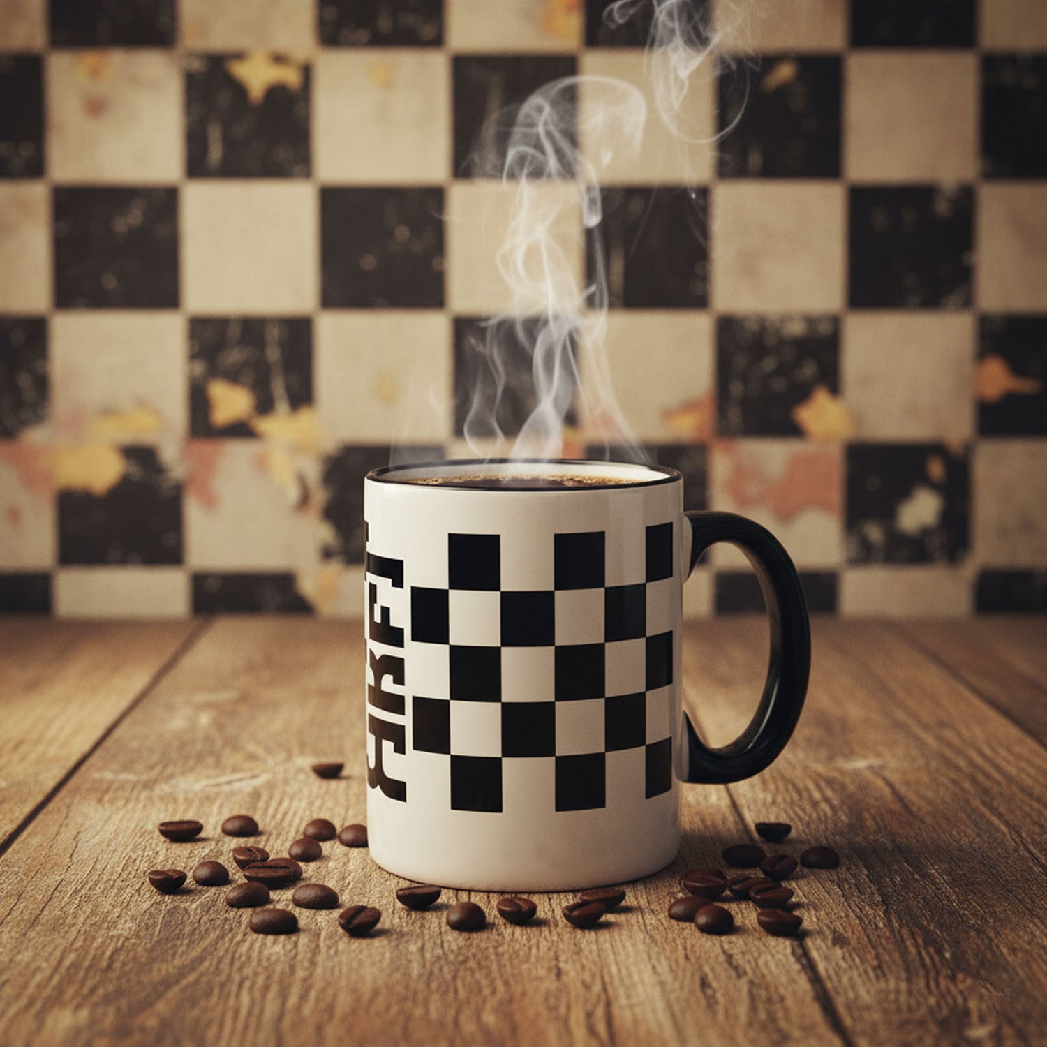 RKFT Checker Coffee Mug