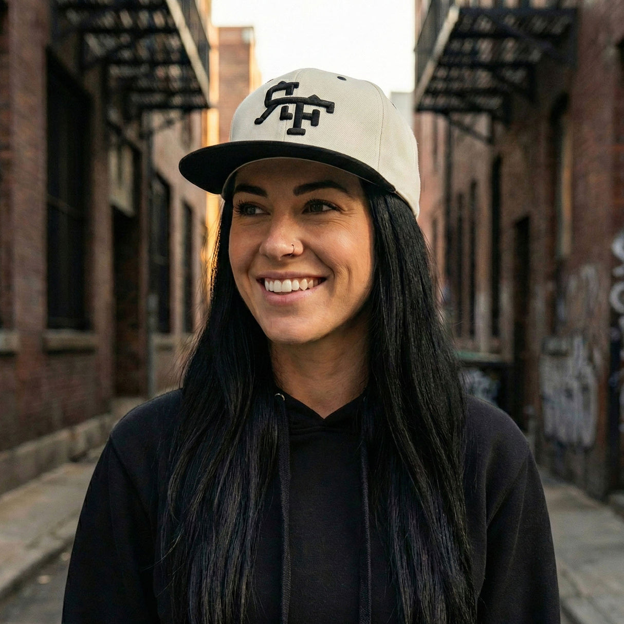 RF Logo Flexfit Snapback Hat