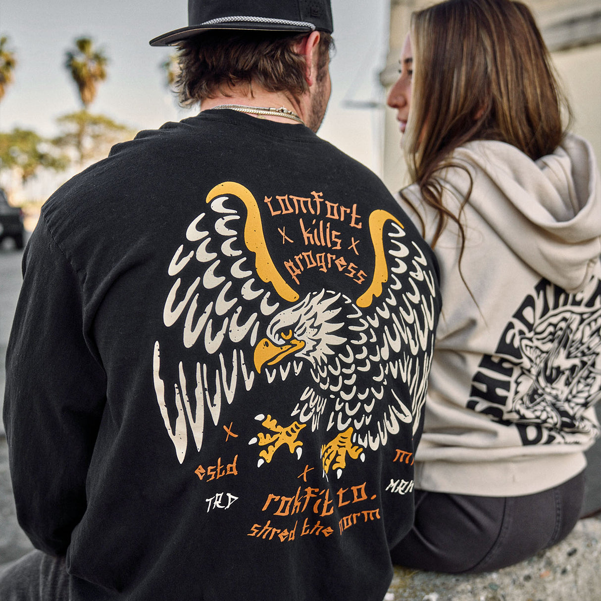 Comfort Kills Progress - Long Sleeve Street Tee