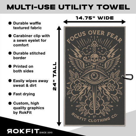 Utility Towel - Focus Over Fear