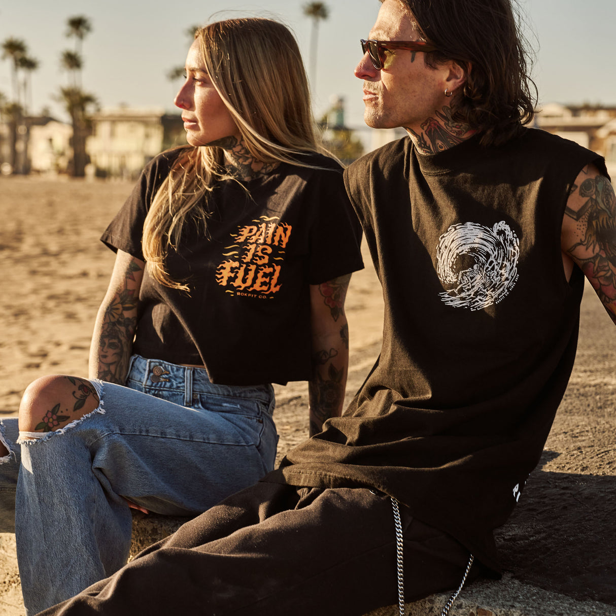 Pain Is Fuel - Crop Top