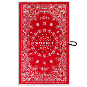 Utility Towel - Paisley Red