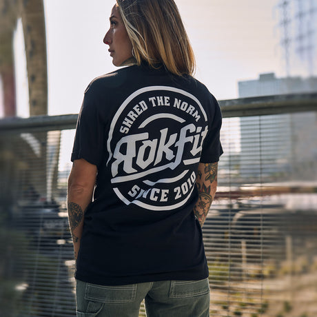 Shred The Norm Badge - Active Tee
