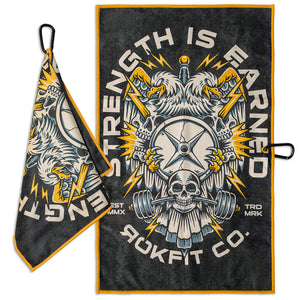 Utility Towel - Strength Is Earned