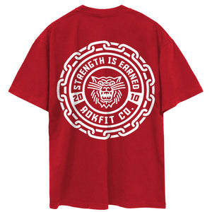 Strength Is Earned Badge - Street Tee